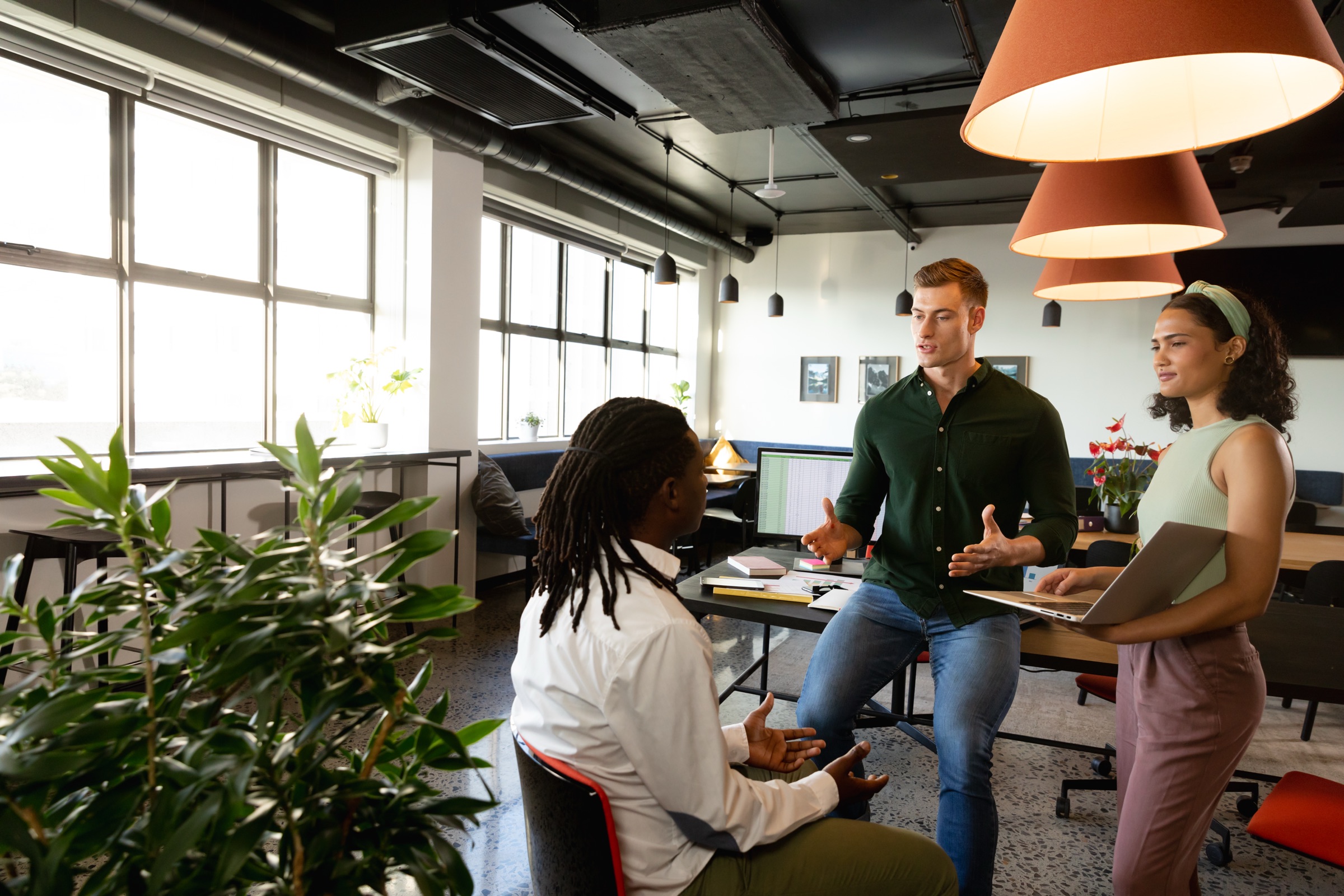 Freelancers collaborating