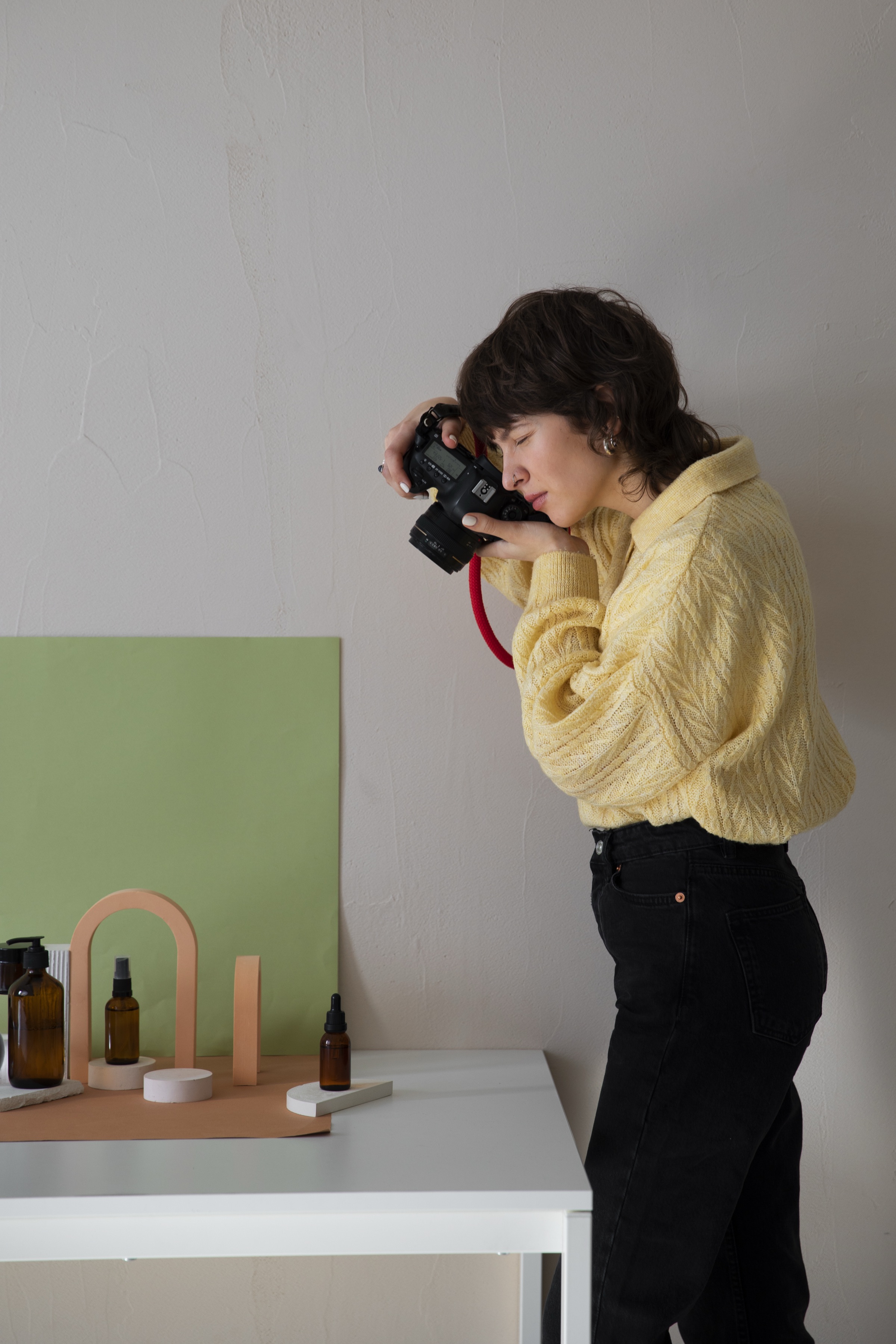 Freelancer working independently
