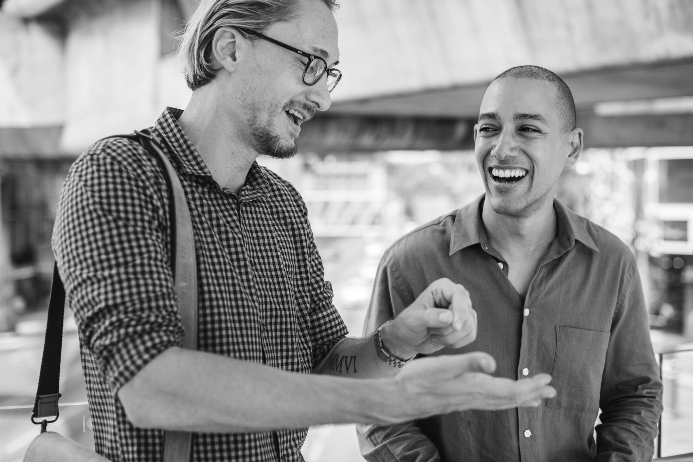 Freelancer and client collaborating